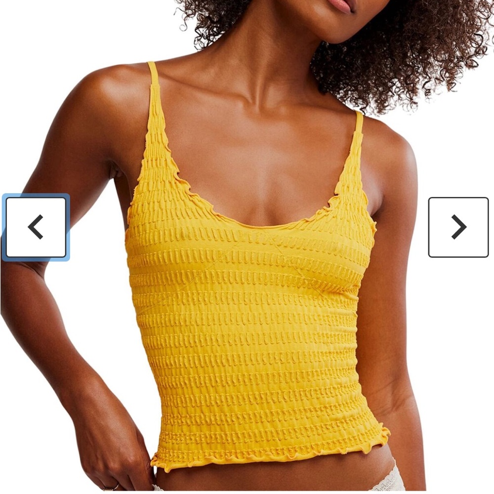 Free People Pucker Up Seamless Tank Top Size M